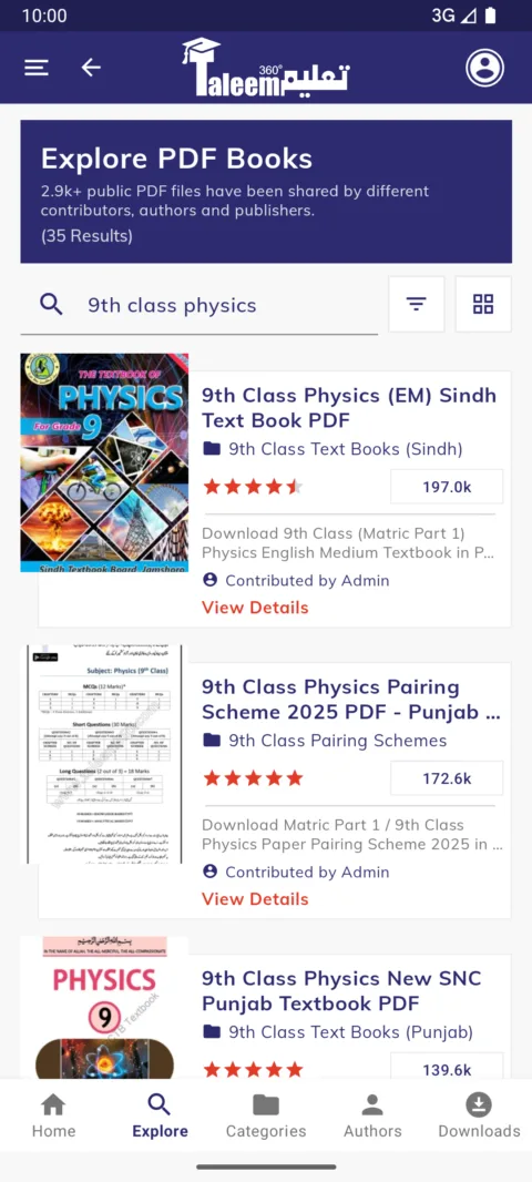 Search every book, then filter by class, board and subject