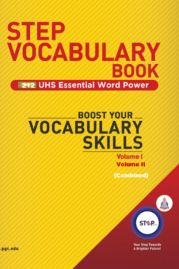 STEP MDCAT Vocabulary Book in PDF