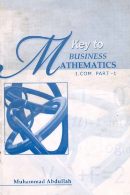 11th Class (ICOM Part-1) Keybook for Business Mathematics PDF