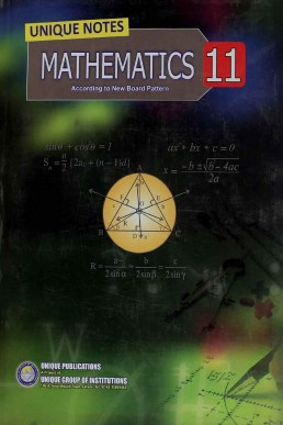 11th Class Unique Mathematics Helping Book PDF