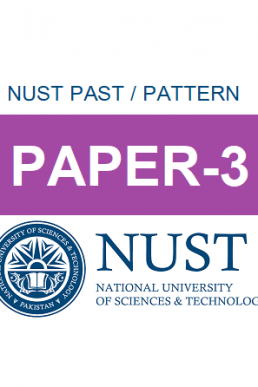NUST (Engineering) NET Past Paper-3 (Pattern Paper) in Pdf