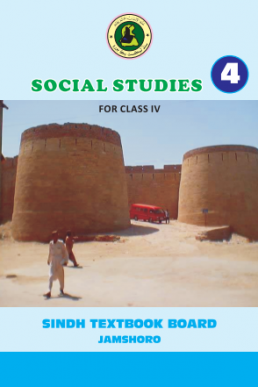 4th Class Social Studies Text Book in English by Sindh Board