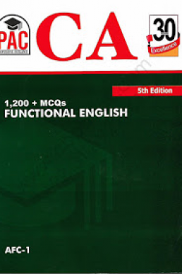 CA Afc-1 PAC Functional English (FE) Book PDF | New Edition