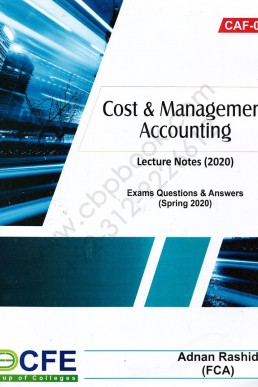 CAF 8 (CMA) Sir Adnan Rashid Book Latest PDF | CFE