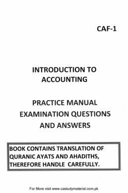 CAF 1 (ITA) Sir Jawad Book in PDF | SKANS