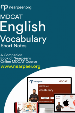Nearpeer MDCAT English Vocabulary Short Notes PDF