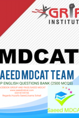 Grip English Question Bank (2500 MCQs) for MDCAT | PDF