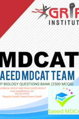 Grip Biology Question Bank (2500 MCQs) for MDCAT | PDF