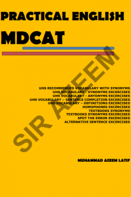 English MDCAT Book by Muhammad Azeem Latif | PDF