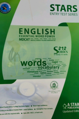 Stars Academy English Vocabulary Book for MDCAT | PDF