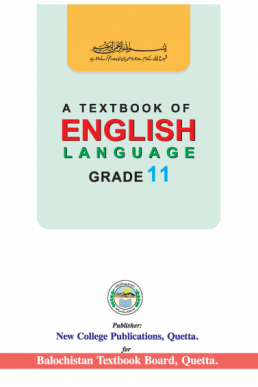 11th Class English Text Book in PDF by Balochistan Board