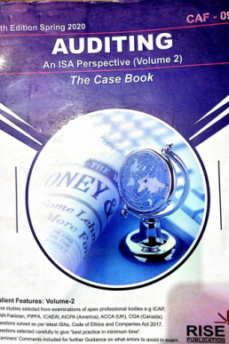 RISE CAF 9 Auditing Book Volume-2 by Sir Asif (New Edition)