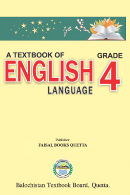 4th Class English Text Book by Balochistan Board