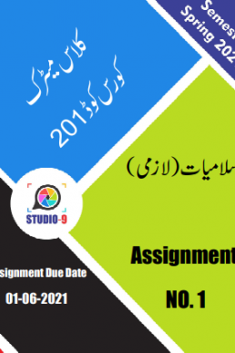 AIOU Code 201 Solved Assignment No.1 (Spring 2021)