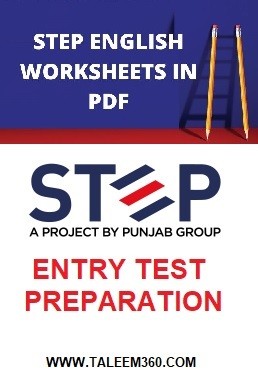 STEP MDCAT English Work Sheets (All in One) PDF