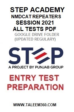 STEP NMDCAT 2021 All Tests PDF - Repeaters Session