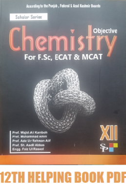 12th Class Chemistry Scholar Series Objective Book PDF