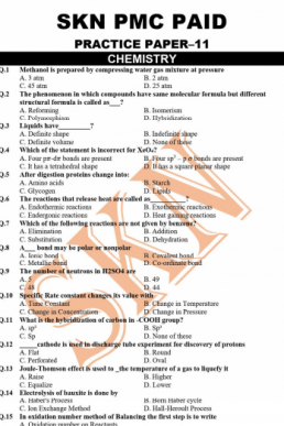 PMC Paid Practice Test 4 from Bundle 2 (Test No. 11 by SKN)