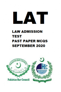 Law Admission Test (LAT) Past Paper (September 2020) MCQs
