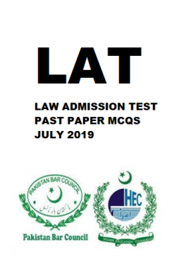 Law Admission Test (LAT) Past Paper (July 2019) MCQs