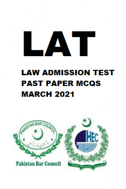 Law Admission Test (LAT) Past Paper (March 2021) MCQs