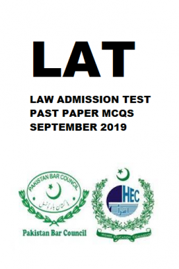 Law Admission Test (LAT) Past Paper (September 2019) MCQs