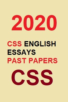 CSS English Essays Past Paper 2020 PDF