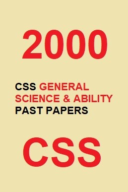 CSS Everyday Science Past Paper 2000 PDF