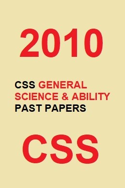 CSS Everyday Science Past Paper 2010 PDF