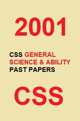CSS Everyday Science Past Paper 2001 PDF