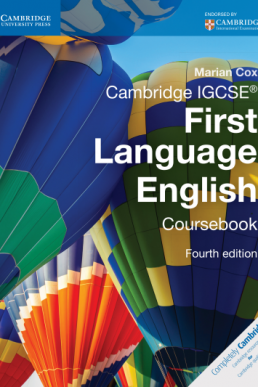 Cambridge IGCSE First Language English Course Book