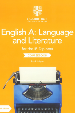 Cambridge English A Language & Literature for IB Diploma PDF