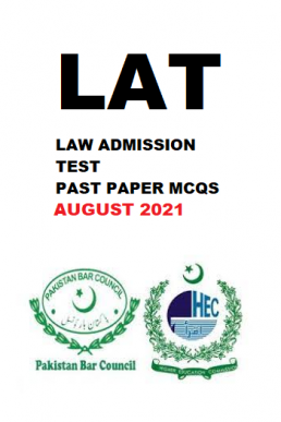 LAT (Law Admission Test) August 2021 Past Paper PDF