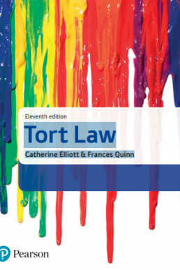 Pearson Tort Law by Catherine Elliott & Frances Quinn