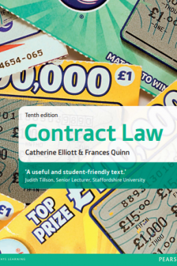 Pearson Contract Law 10th Edition by Catherine & Frances