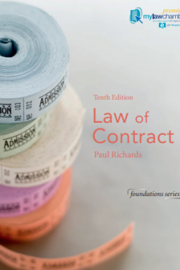 Paul Richards Law of contract [electronic resource] - 10th Edition