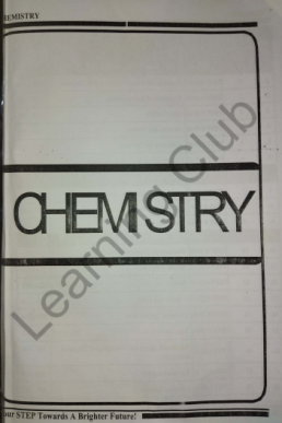 STEP Chemistry Portion Entry Test Book (3rd Edition)