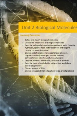 Nearpeer Biology (Topic: Biological Molecules) PDF