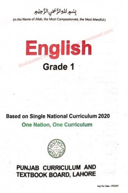 One Class English SNC Text Book PDF