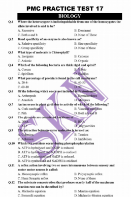 PMC Paid Practice Test 17 by SKN (Test 4 from Bundle 3)