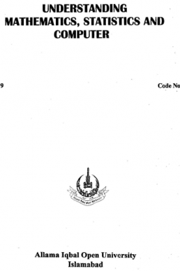 AIOU 0359 Understanding Maths, Stats & Computer Book