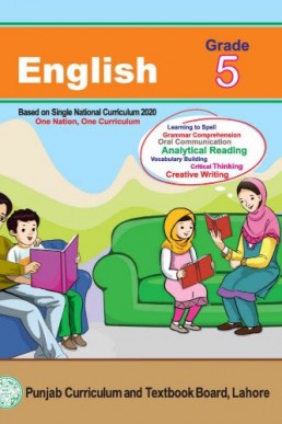 5th Class English SNC Punjab Text Book 2022