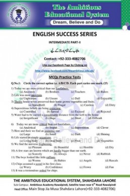 Ambitious 2nd Year English Success Series PDF