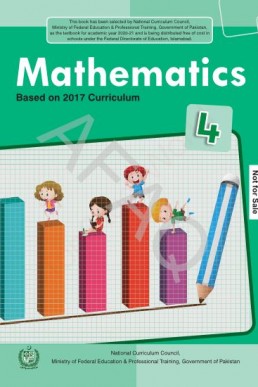 4th Class Maths Federal Textbook PDF (FBISE)