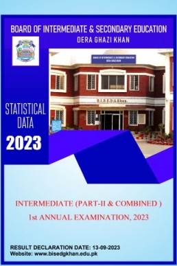 12th Class BISE DG Khan Result 2023 Gazette PDF