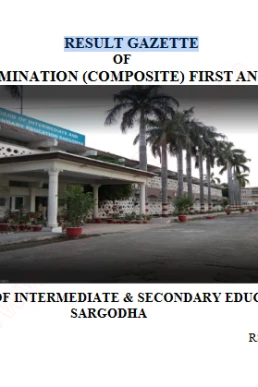 Matric 10th Class Sargodha Board Result Gazette 2024
