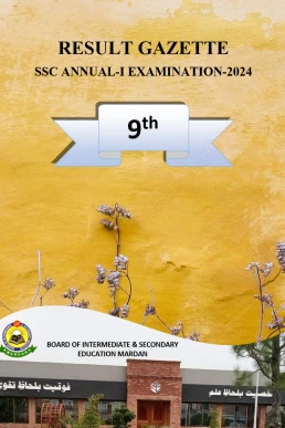 9th Class Result Gazette 2024 PDF BISE Mardan