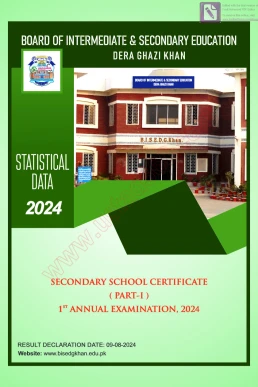 9th Class BISE DG Khan Result 2024 Gazette PDF