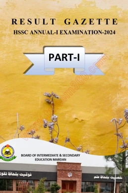 BISE Mardan 11th Class Result Gazette 2024 PDF