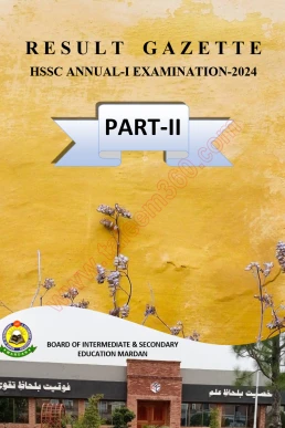 BISE Mardan Board 12th Class Result Gazette 2024 PDF